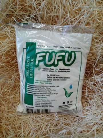 Farine de manioc/Fufu du Cameroun 10x1kg
