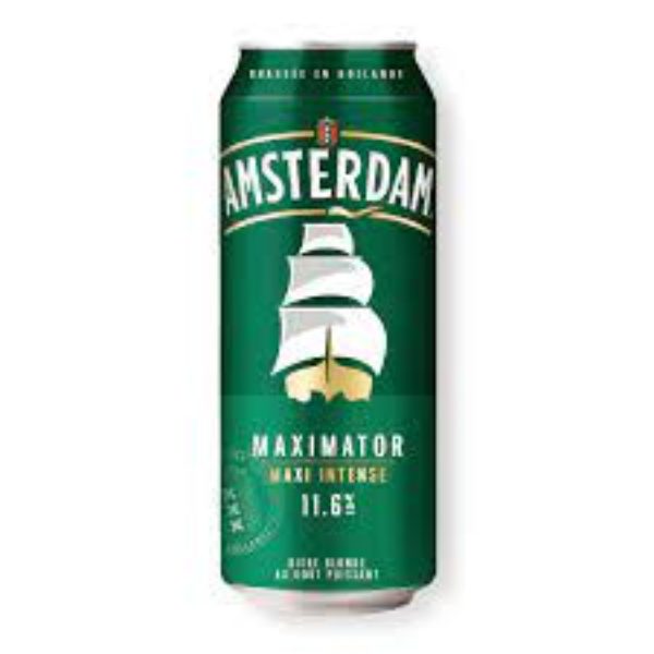 Bière blonde  Amsterdam verte Maximator 24x50cl