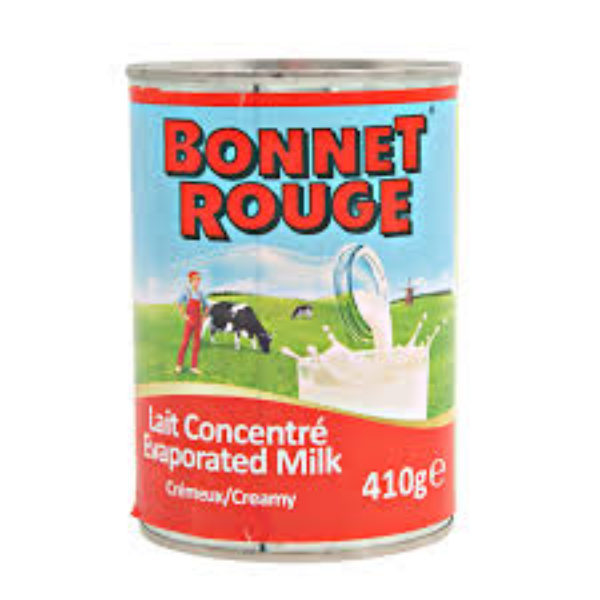 Lait non sucré Bonnet rouge 24x410Gr