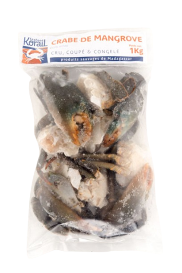 Crabe de mangrove morceaux 12x1kg