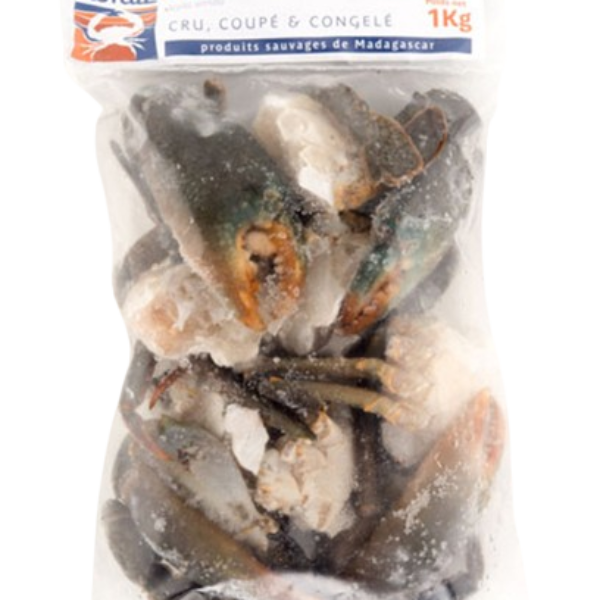 Morceaux de Crabe Madagascar 6x1kg