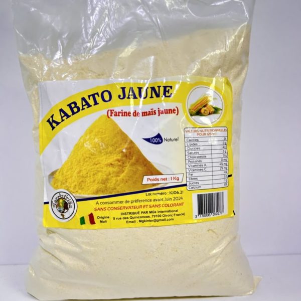 Farine de maïs jaune kabato 1kg