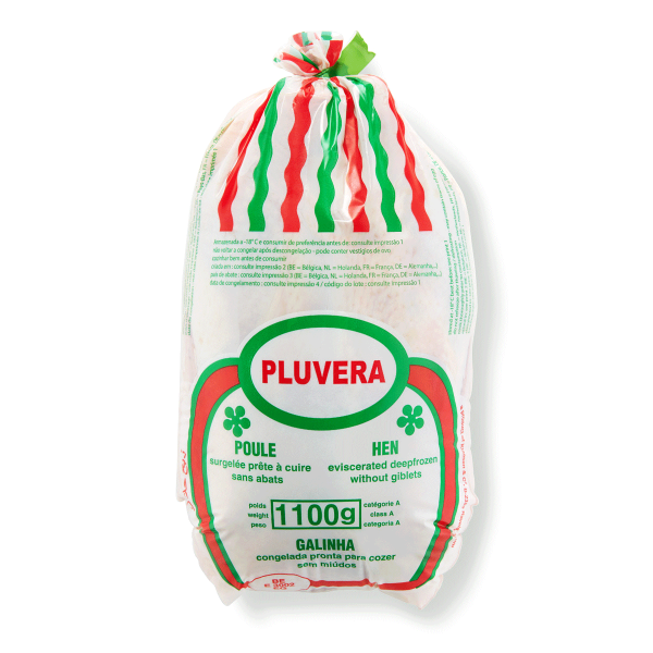 Poule dur halal Pluvera 12x1100gr