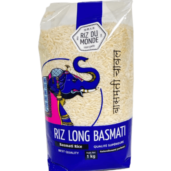 Riz long basmati supérieur 1kg