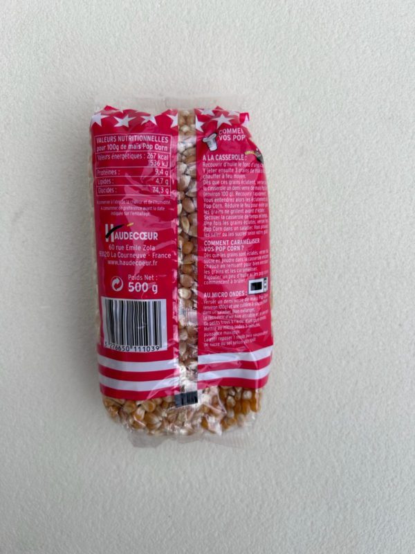 Maïs pop corn 12x500Gr – Image 2