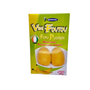 Vrai Fufu plantain jaune borresie 18x600Gr