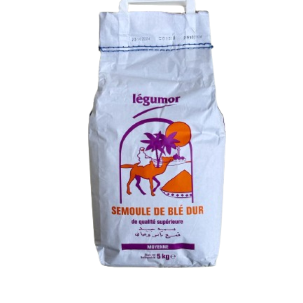 Semoule de blé dur moyenne 5kg